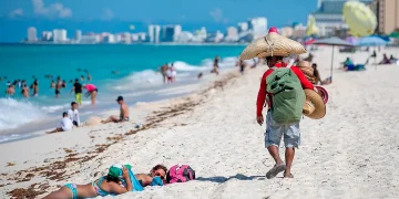 Cancun Beach Vendor