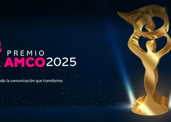 AMCO 2025 Award trophy recognizing excellence in communication