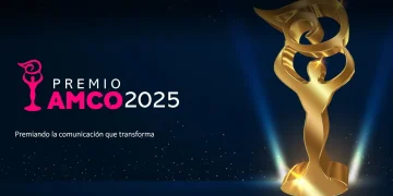 AMCO 2025 Award trophy recognizing excellence in communication